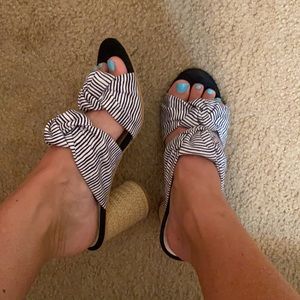 Dolce Vida Striped Heels